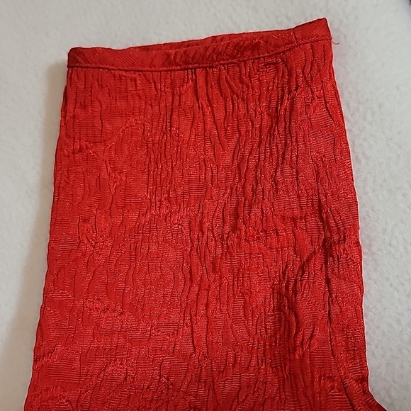 Chico's Women's Red Long Sleeve Snap Button Blazer, 2 - Picture 3 of 7